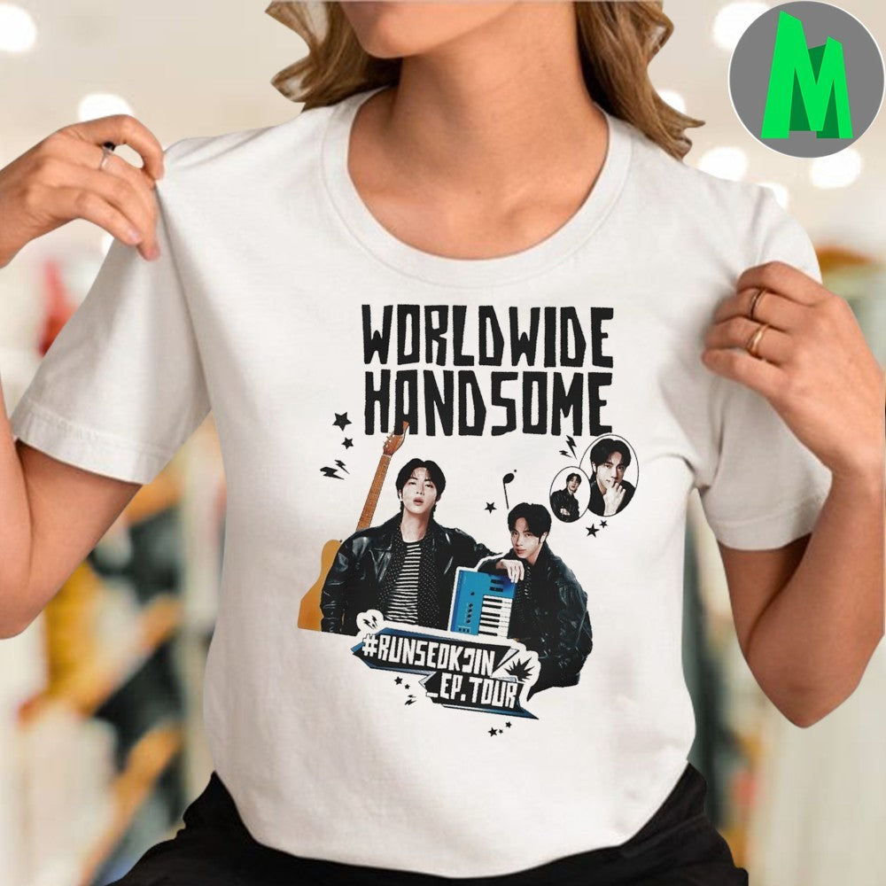 Design Worldwide Handsome Run Seokjin Ep Tour Shirt