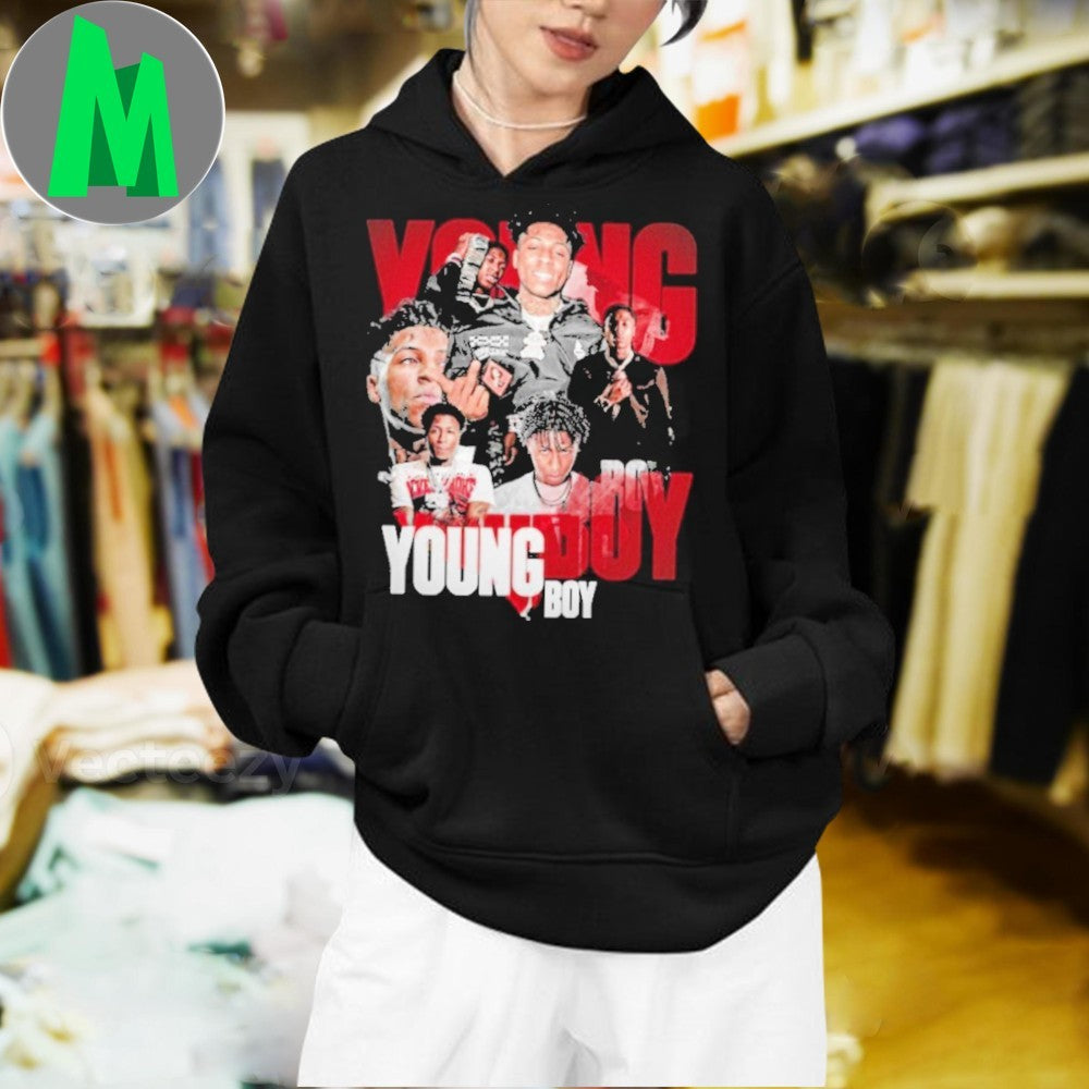 Design YoungBoy Never Broke Again Masa Tour Graphic T-Shirt