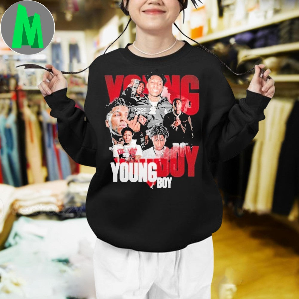 Design YoungBoy Never Broke Again Masa Tour Graphic T-Shirt