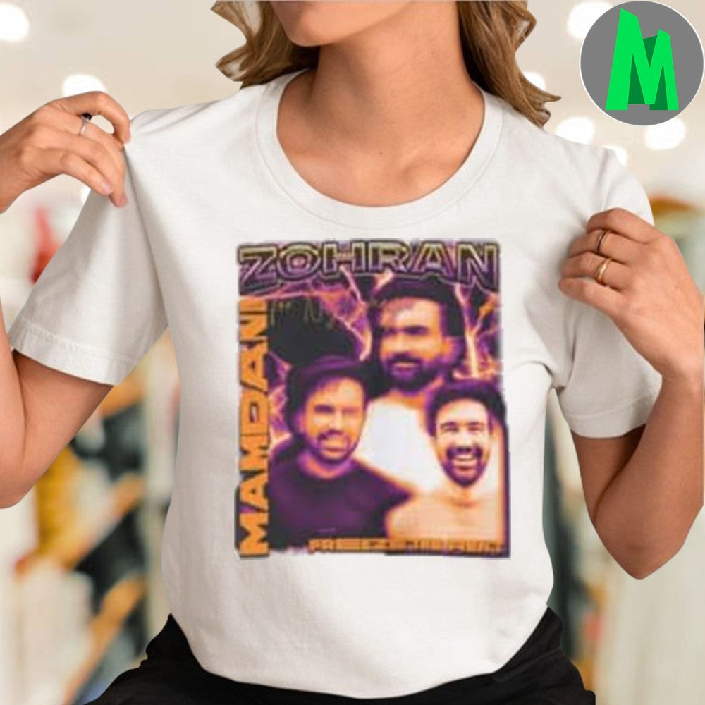 Design Zohran Mamdani Bootleg 90s Hip-Hop Style Campaign T-Shirt
