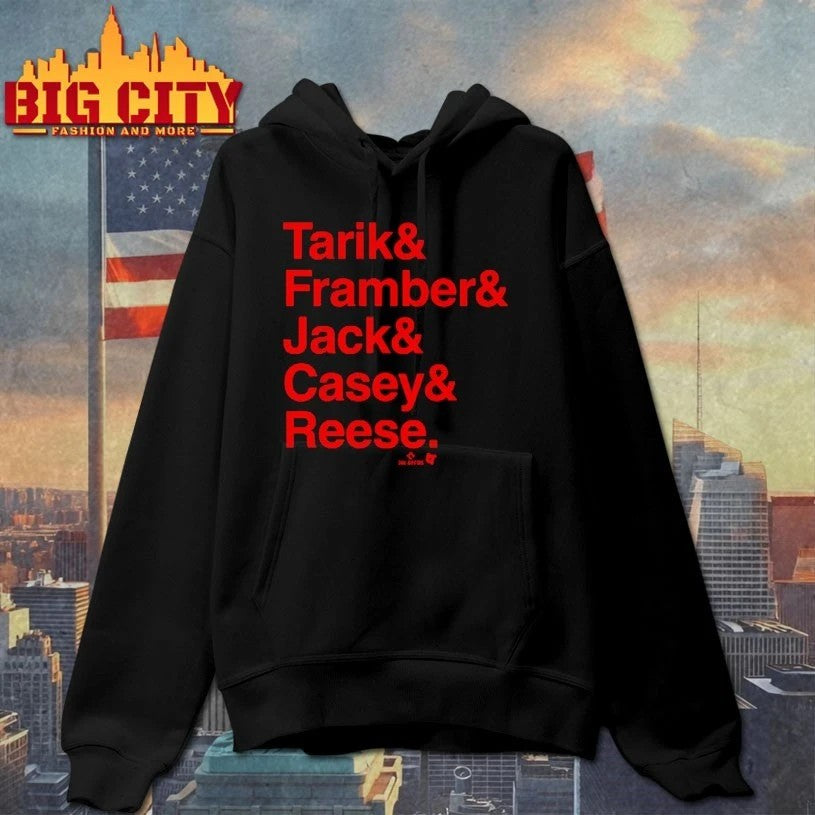 Detroit Baseball Tarik & Framber & Jack & Casey & Reese T-Shirt