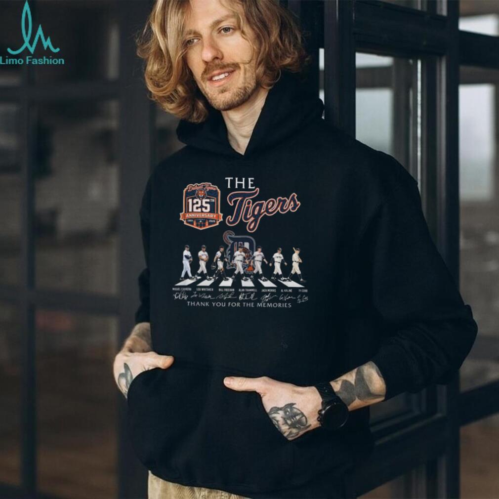 Detroit Tigers 125th Anniversary Abbey Road Signature Legends T Shirt