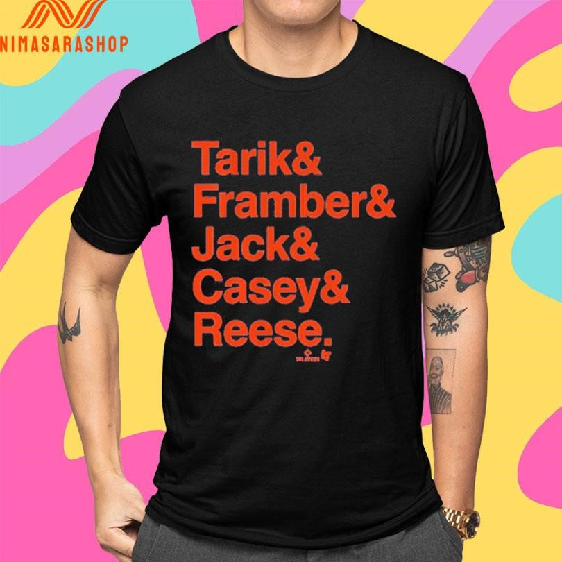 Detroit Tigers Baseball Tarik And Framber And Jack And Casey And Reese Shirts