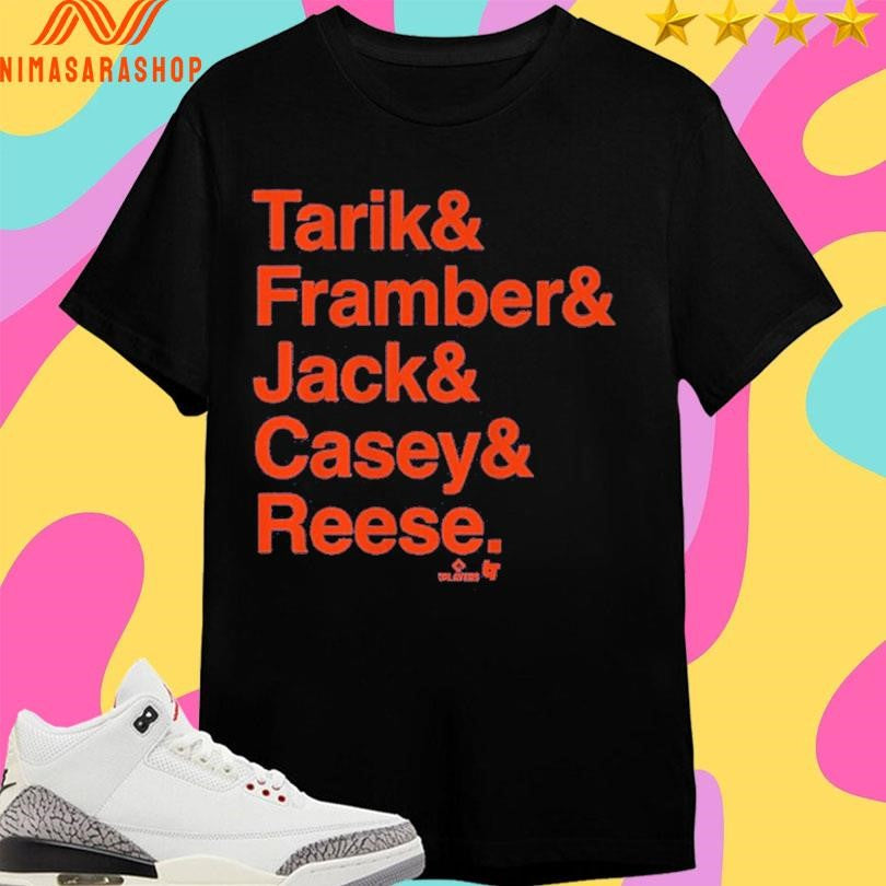 Detroit Tigers Baseball Tarik And Framber And Jack And Casey And Reese Shirts