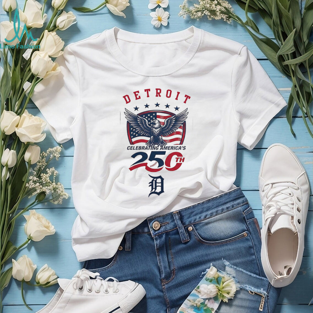 Detroit Tigers Celebrating America’s 250th Anniversary Custom Baseball Jersey T Shirt