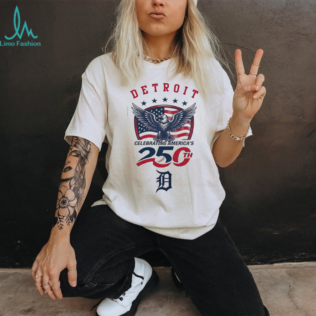 Detroit Tigers Celebrating America’s 250th Anniversary Custom Baseball Jersey T Shirt
