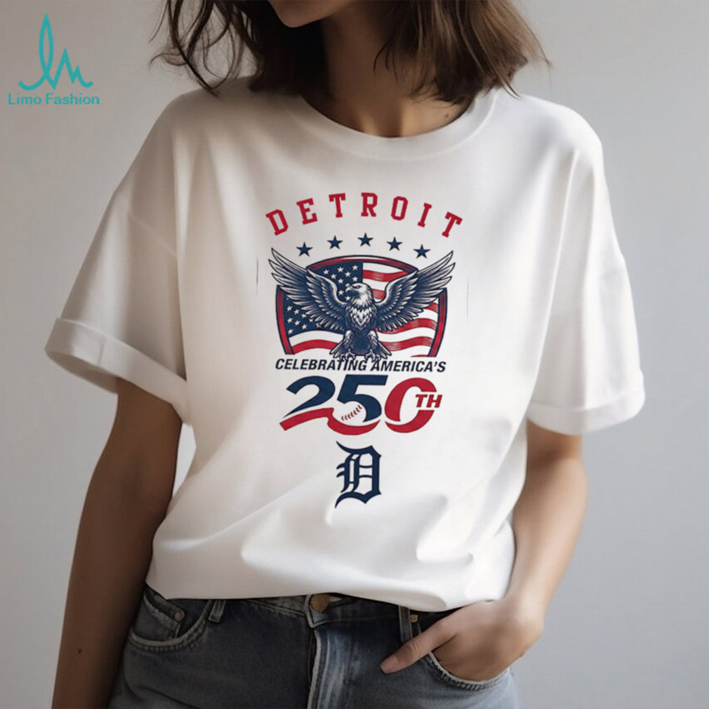 Detroit Tigers Celebrating America’s 250th Anniversary Custom Baseball Jersey T Shirt