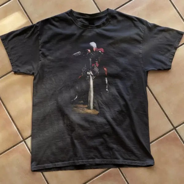 Devil May Cry Character with Sword T-shirt, vintage aesthetic Y2k gaming tee, Unisex T-Shirt, Gift For men Women Menswear...