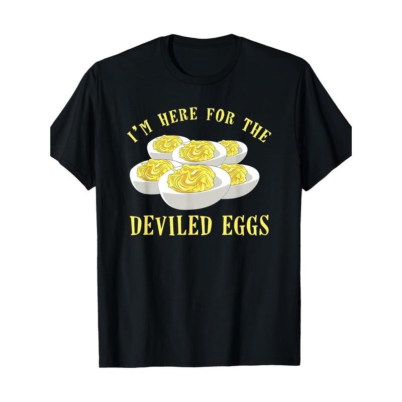 Deviled Egg Funny Food Gift 100% Cotton T-Shirt made in usa Hoodie, Sweatshirt | UrbanDripWear.com