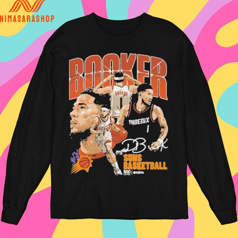 Devin Booker Phoenix Suns Basketball Collage Shirts