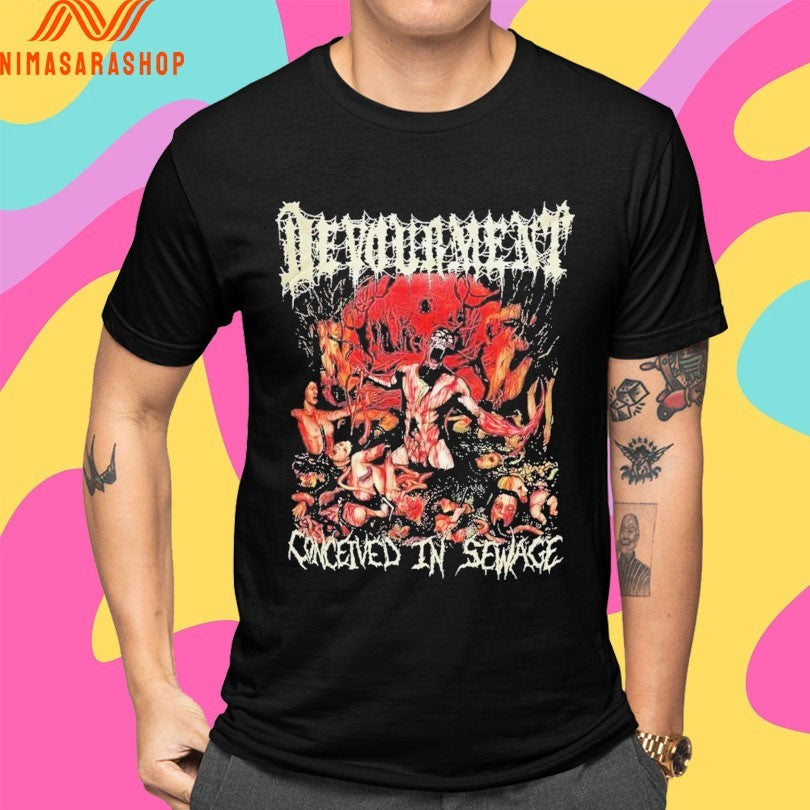 Devourment Conceived In Sewage Shirts
