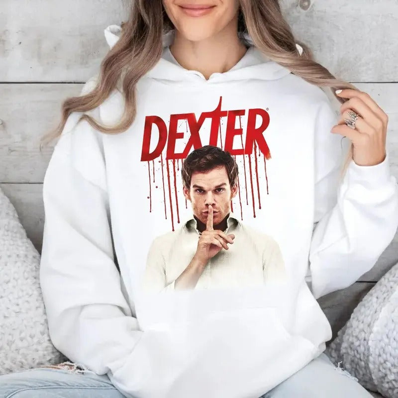 Dexter Shirt, Dexter Morgan Sweatshirt, Tv Show Dexter Hoodie, Outfits, Unisex Sweater Pullover Tee | UrbanDripWear.com