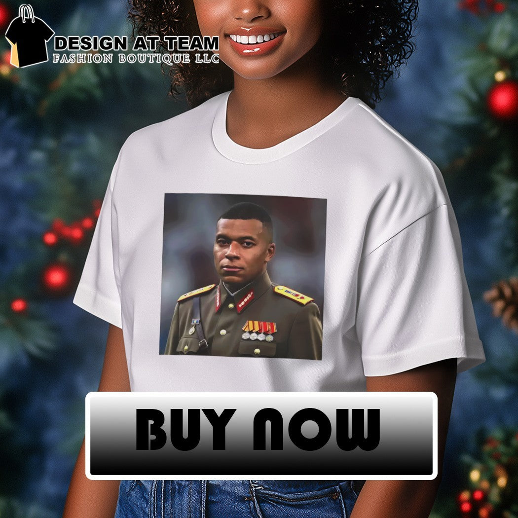 Dictator Mbappe Funny General Kylian Mbappé Meme shirt