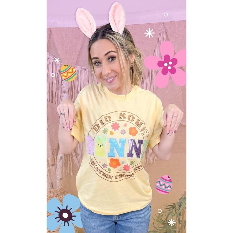 Did Some Bunny Mention Chocolate Easter Graphic T-Shirt Hoodie, Sweatshirt | UrbanDripWear.com