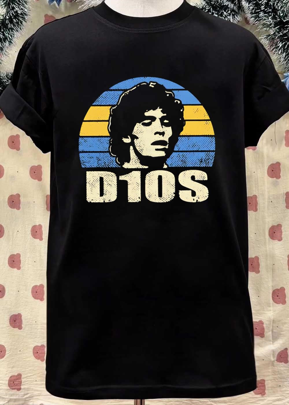 Diego Maradona D10S Tribute Soccer T-Shirt