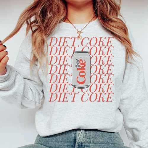 'Diet Coke Lover' Crewneck Sweatshirt T-Shirts, Hoodie | UrbanDripWear.com