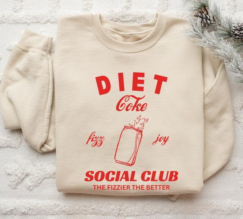 Diet Coke Shirt, Diet Coke Lover Sweatshirt, Funny Coke Shirt, Coke Lover Sweater, Coke Long Sleeve, Diet Coke  sweater...