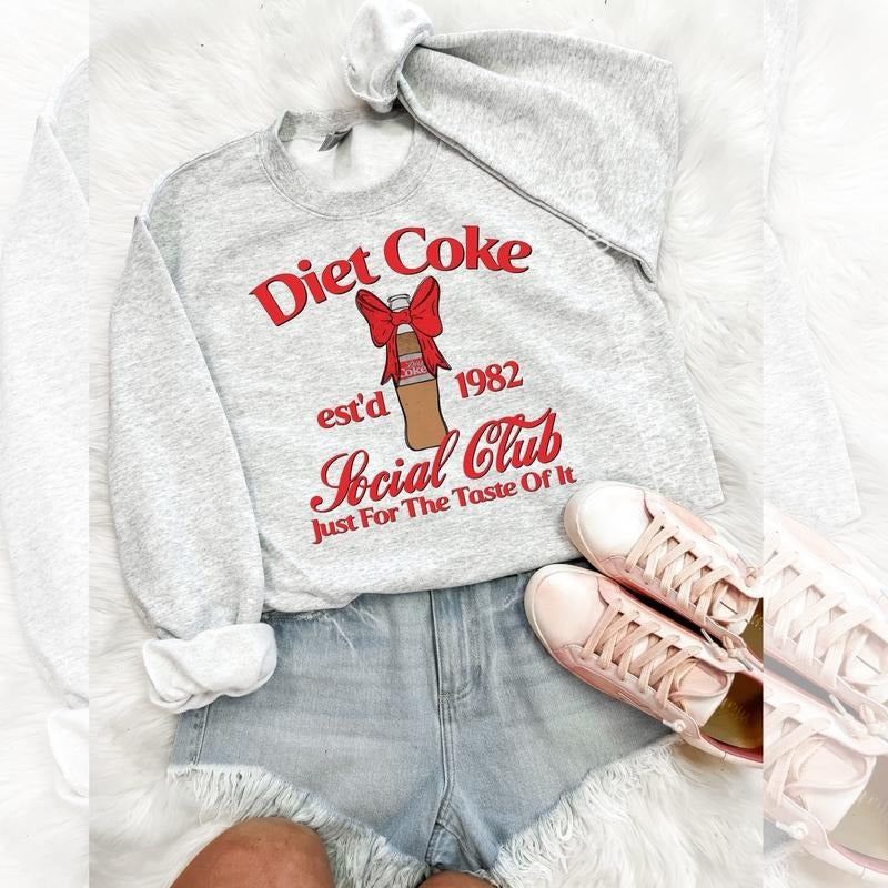 Diet Coke social club sweatshirt , Diet Coke sweatshirt , Soda sweatshirt T-Shirts, Hoodie | UrbanDripWear.com