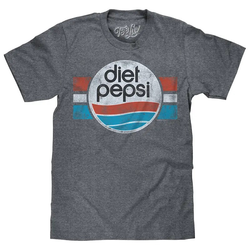 Diet Pepsi Logo T-Shirt - Gray Hoodie, Sweatshirt | UrbanDripWear.com