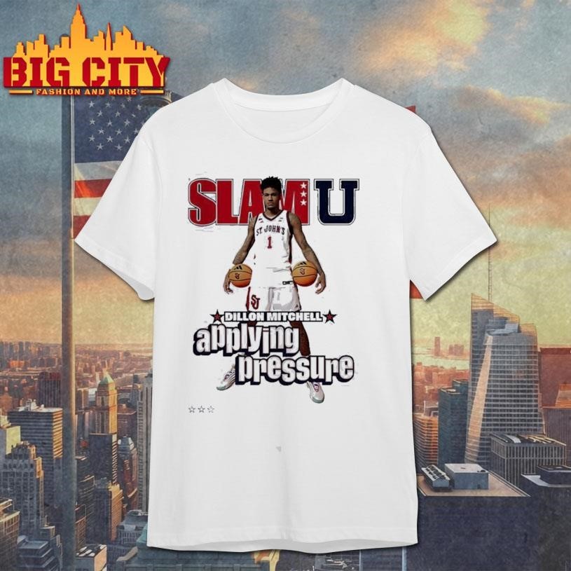 Dillon Mitchell St. John’s Red Storm SlamU Applying Pressure Shirt