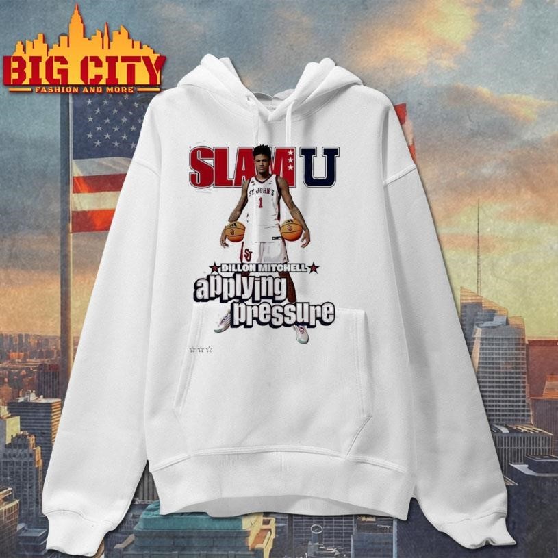 Dillon Mitchell St. John’s Red Storm SlamU Applying Pressure Shirt