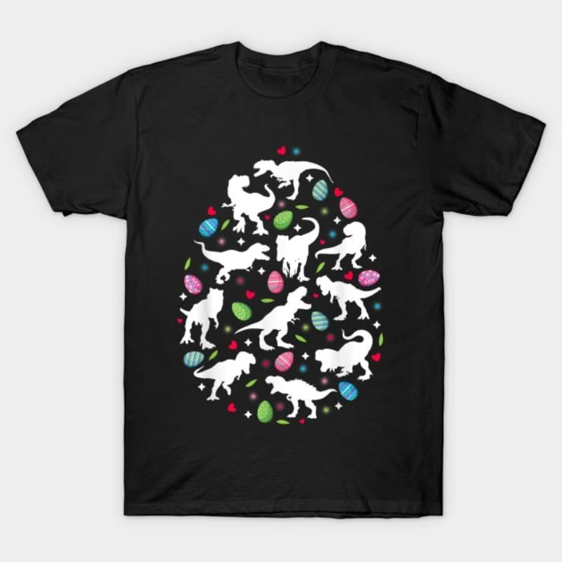 Dinosaur Easter Egg T-Shirt - Prehistoric Fun with Colorful Egg Design Hoodie, Sweatshirt | UrbanDripWear.com
