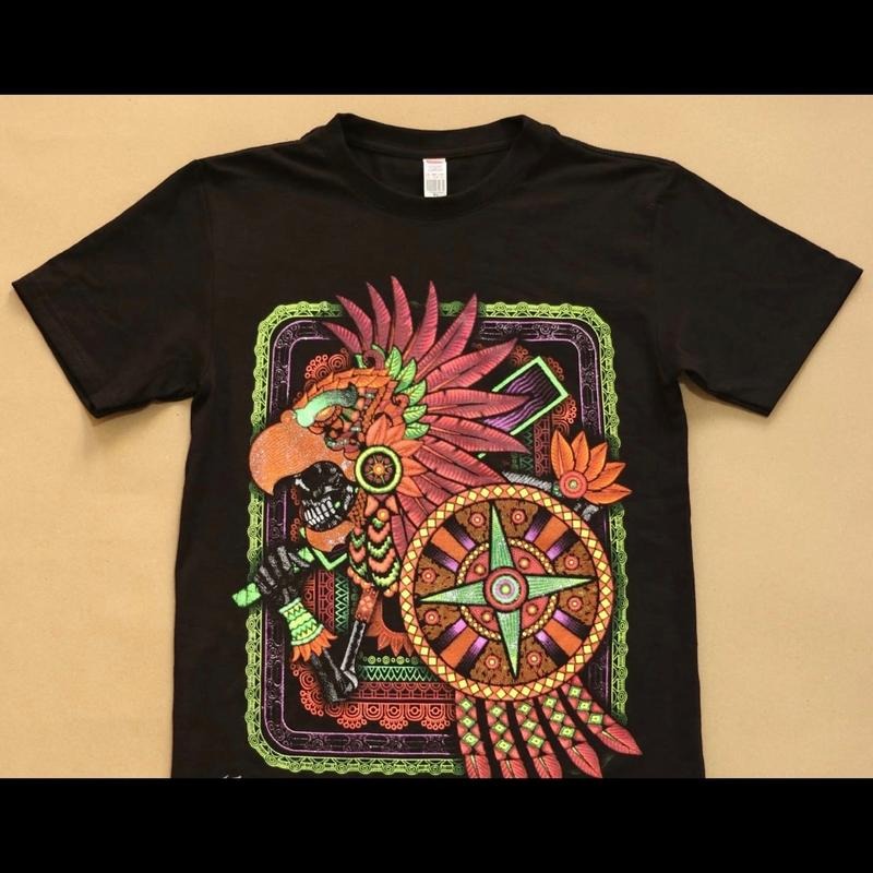 Dios del inframumdo T-shirt Black Cotton Shortsleeve Hoodie, Sweatshirt | UrbanDripWear.com