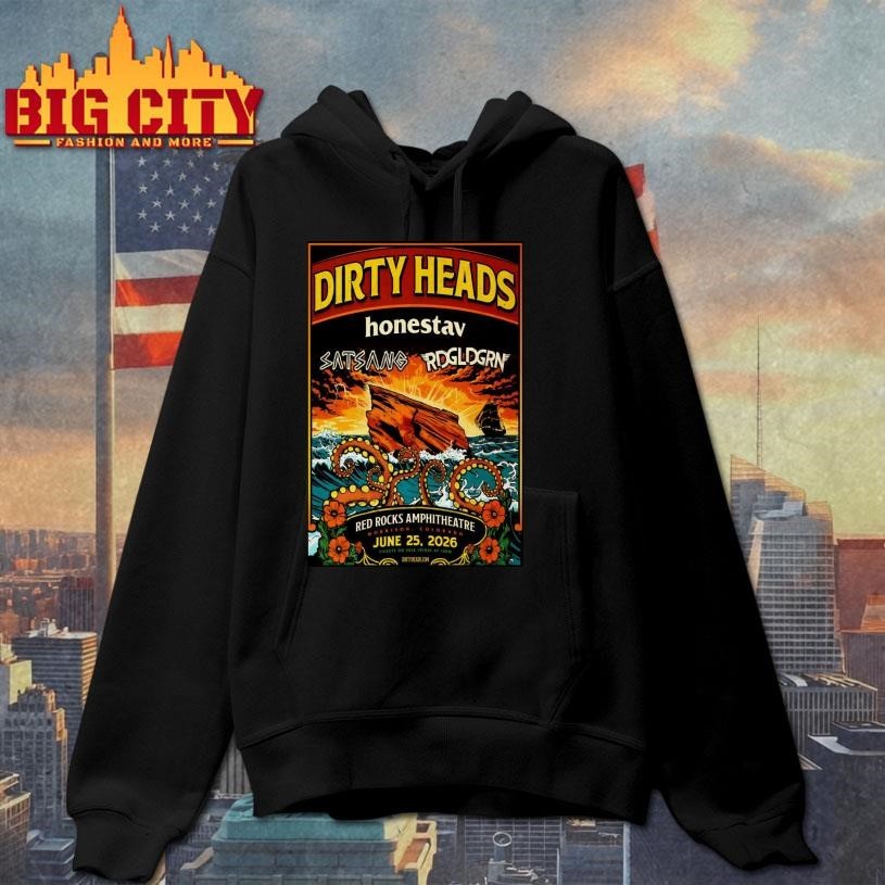 Dirty Heads Jun 25 2026 Red Rocks Amphitheatre in Morrison CO Poster Shirt