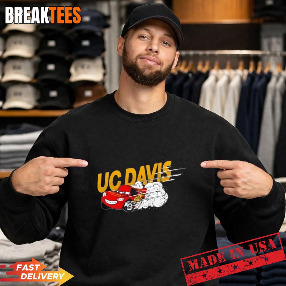 Disney UC Davis Aggies Lightning McQueen T-Shirt