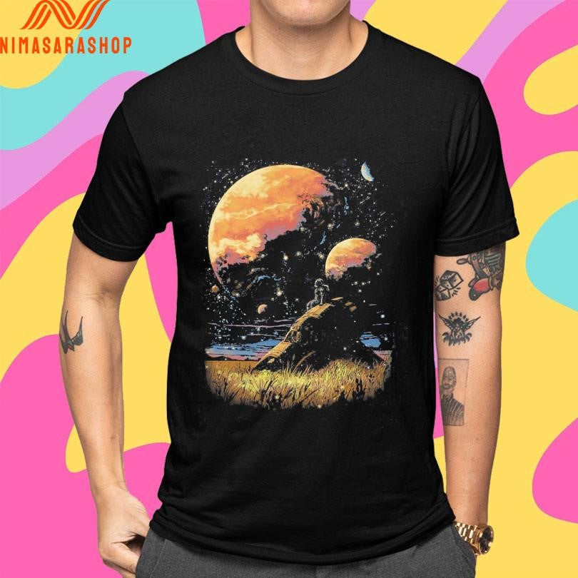 Distant Wanderer Moon Shirts