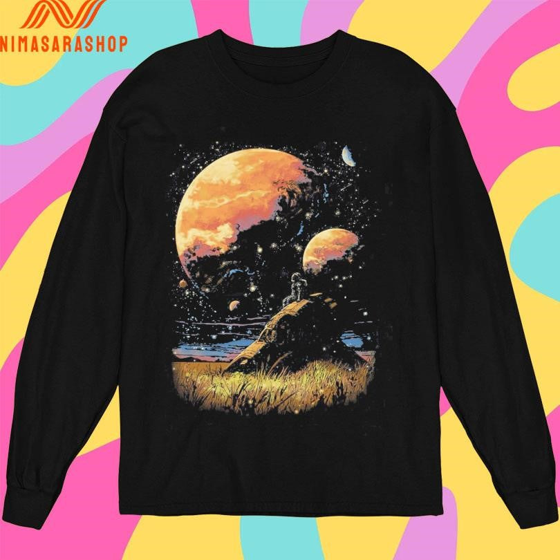 Distant Wanderer Moon Shirts