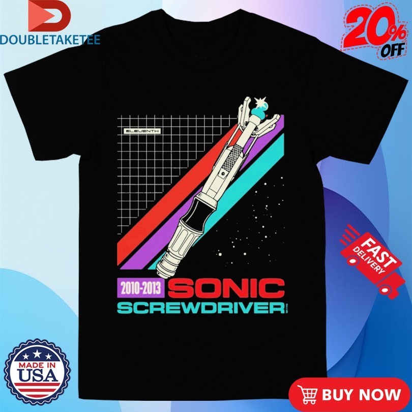 Doctor Who Sonic Screwdriver Eleventh Shirts