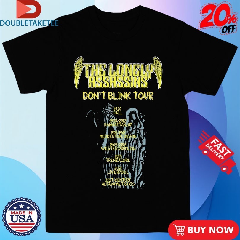 Doctor Who The Lonely Assassins Don’t Blink Tour Weeping Angels Shirts