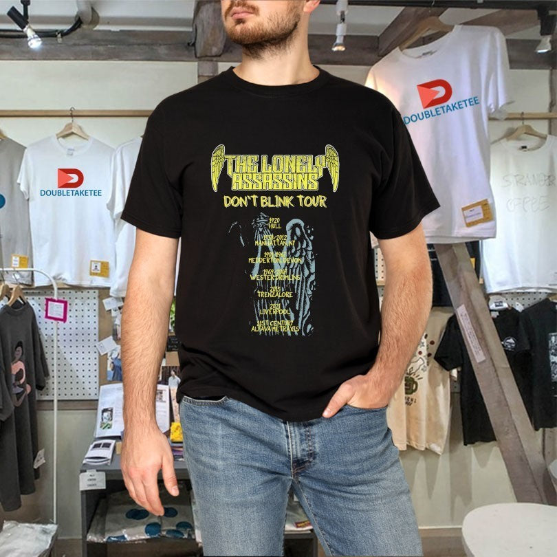 Doctor Who The Lonely Assassins Don’t Blink Tour Weeping Angels Shirts