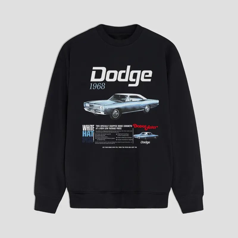 Dodge Charger 1968 Sweatshirt Classic Muscle Car Legend Car Menswear T-Shirts, Hoodie | UrbanDripWear.com