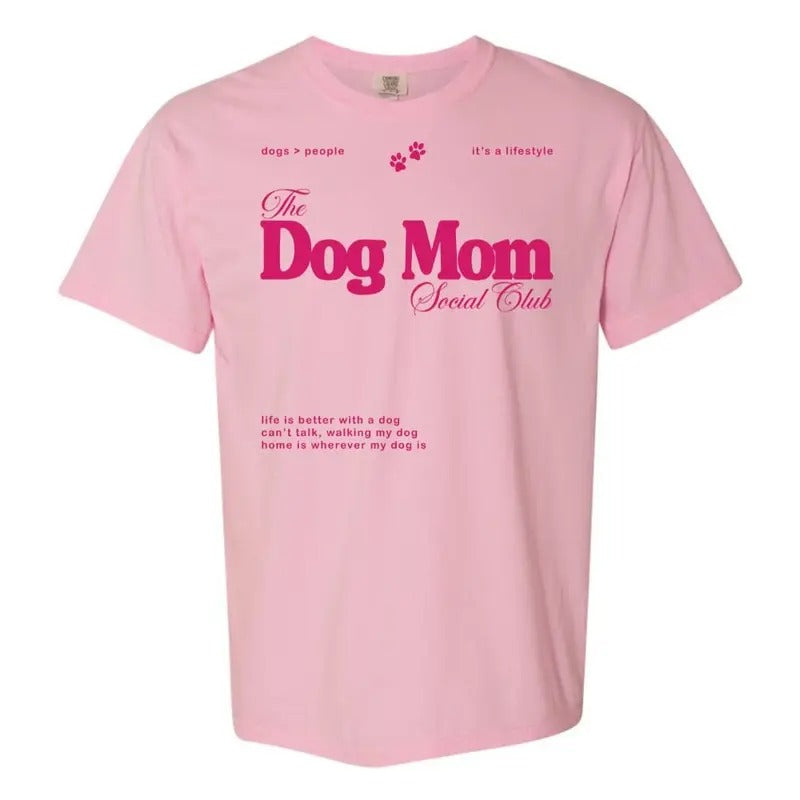 'Dog Mom Social Club' T-Shirt Hoodie, Sweatshirt | UrbanDripWear.com