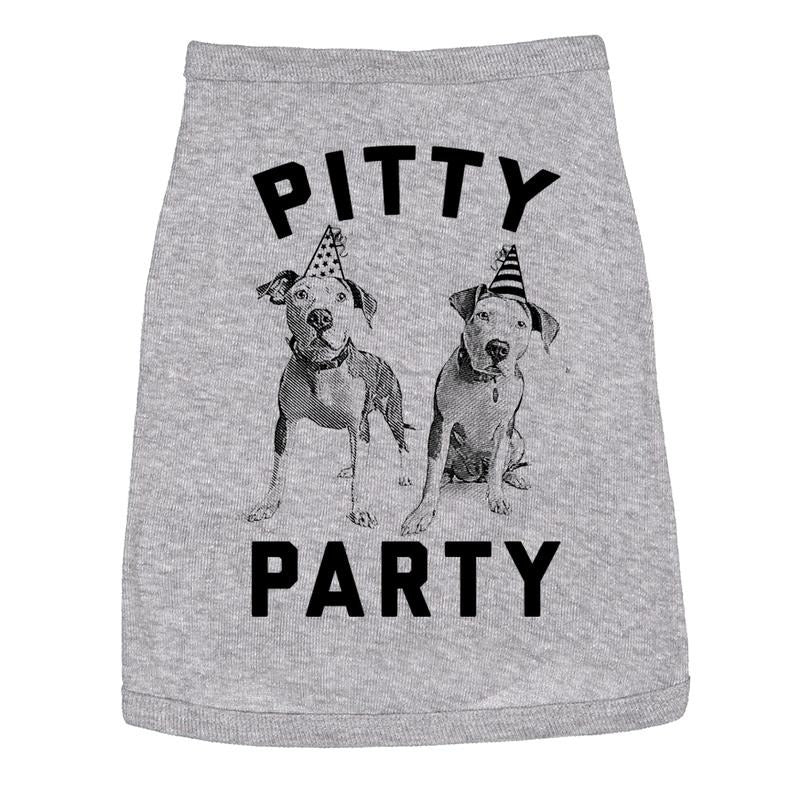 Dog Shirt Pitty Party Dog T Shirt For Pet Pitbull Funny Dog Puppy Shirt Light Grey Hoodie, Sweatshirt | UrbanDripWear.com