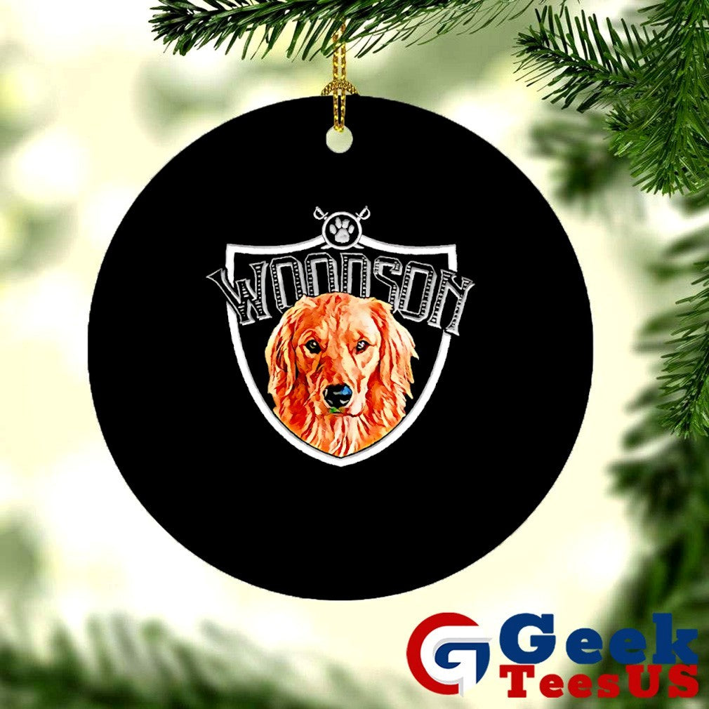 Dog Woodson Las Vegas Raider logo shirt