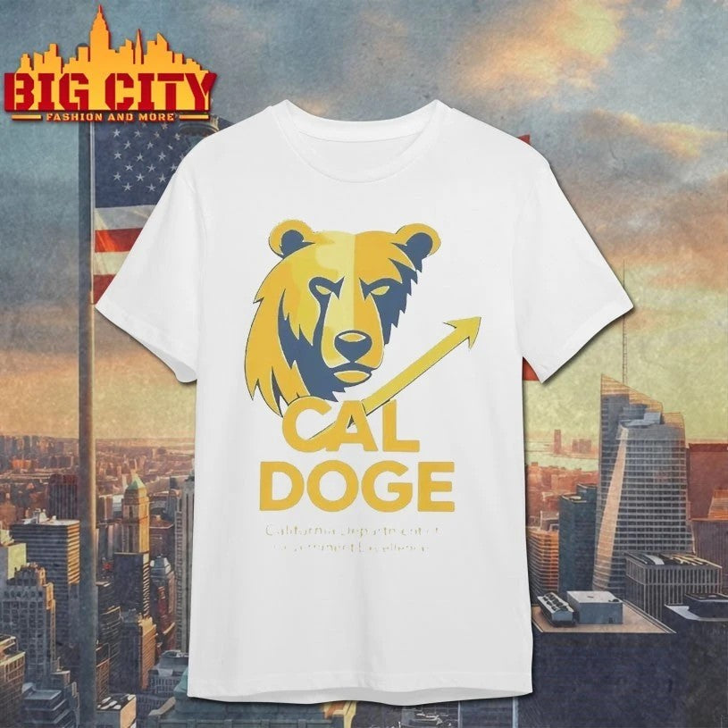 Doge California Department of Government Efficiency t-shirt