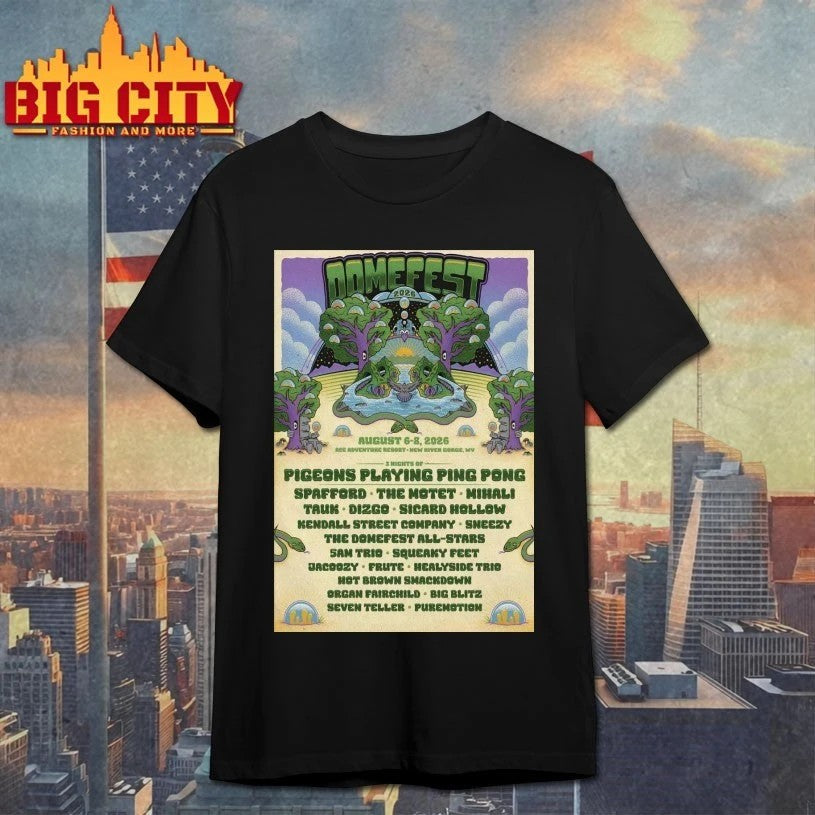 Domefest Aug 6-8 2026 In New Gorge WV Poster T-shirt
