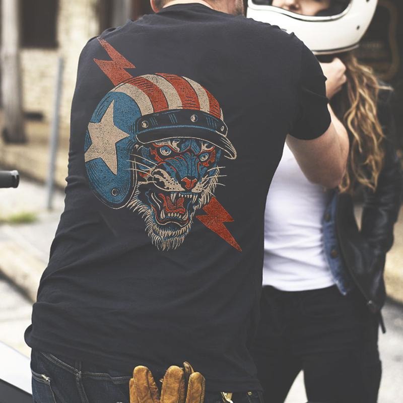 Domineering animal print loose T-shirt designer - Naughty Clothes Men Hoodie, Sweatshirt | UrbanDripWear.com