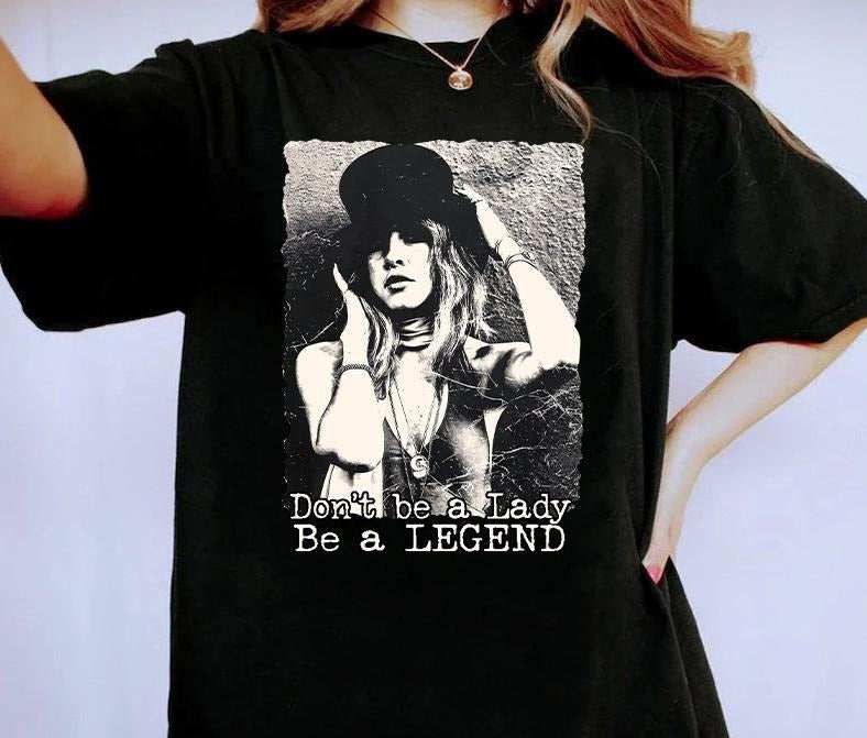 Don't Be a Lady Be a Legend Stevie Nicks Shirt Sweatshirt Hoodie, Stevie Nicks Live in Concert 2024 Hoodie, Country Music...