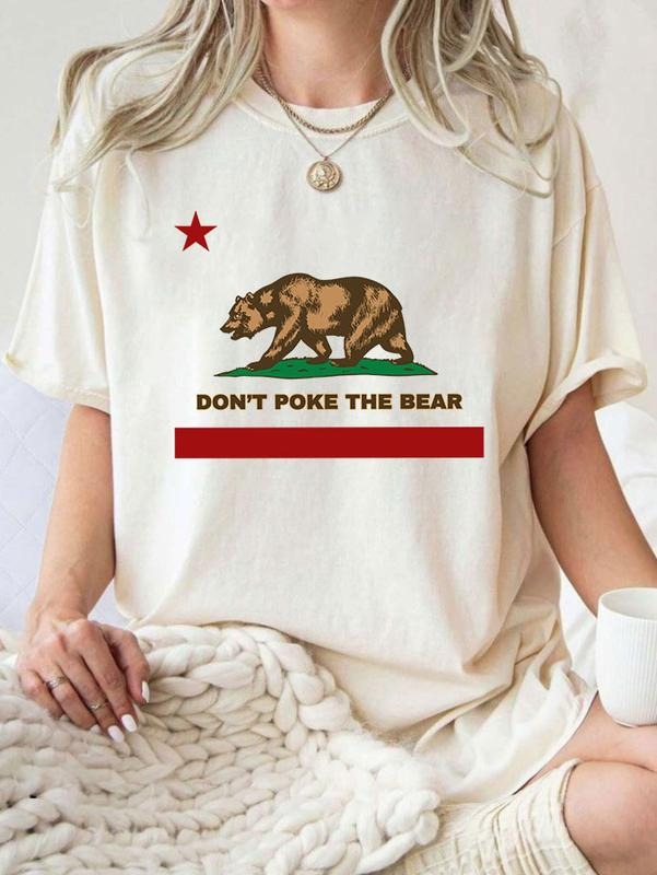 Don't Poke The Bear Shirt, Protest Bear Shirt, Trendy Tee Hoodie, Sweatshirt | UrbanDripWear.com