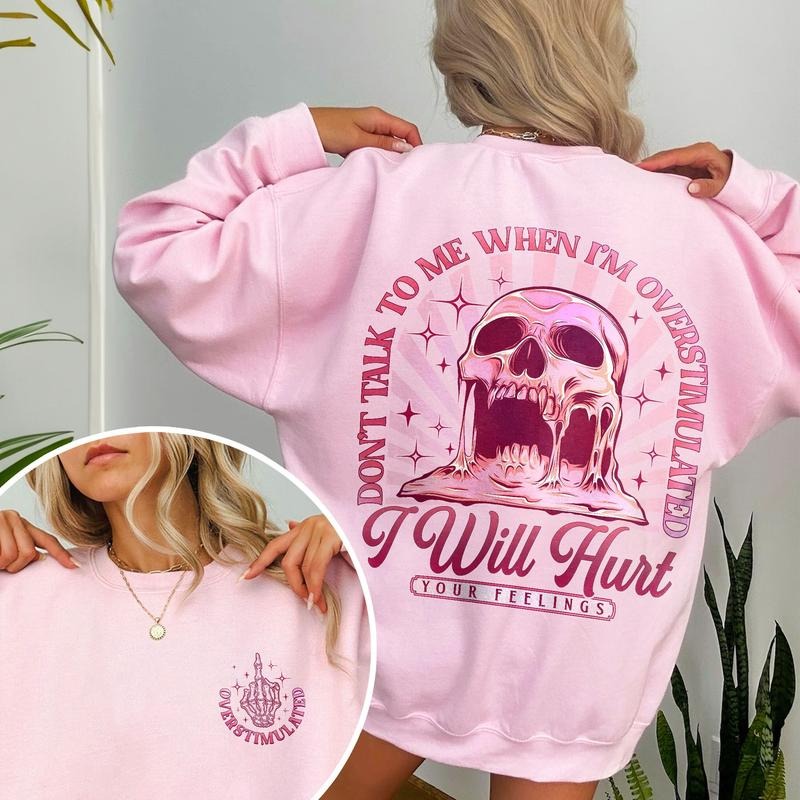 Don't Talk To Me When I'm Overstimulated Png Overstimulated Skeleton Png Svg Sarcastic Shirt Designs Digital Download...