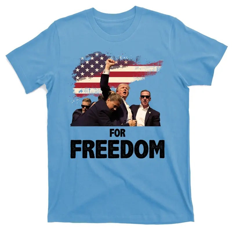 Donald Trump For Freedom T-Shirt Hoodie, Sweatshirt | UrbanDripWear.com