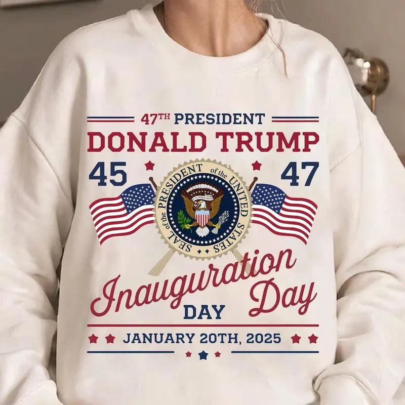 Donald Trump Inauguration Day 2025 Shirt, 47th US President Inauguration Shirt, Trump Vance 2025 Inauguration Shirt...