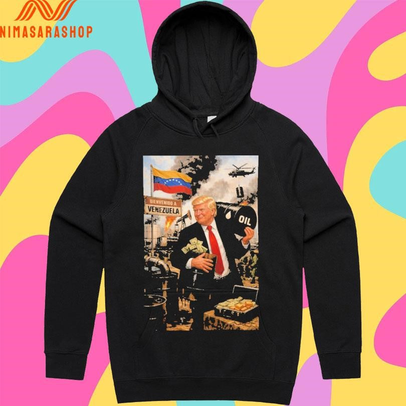 Donald Trump Oil Venezuela Collage Political Shirts
