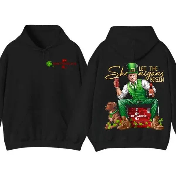 Donald Trump St.Patrick's Day Shirt, Trump Supporter Sweatshirt, Sm!thw!ck Hoodie, Beer Drinking Shirt For Men And Women,...