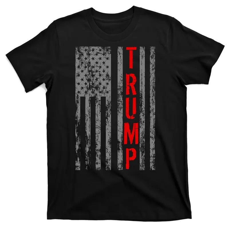 Donald Trump Vintage USA Flag T-Shirt Menswear Top Hoodie, Sweatshirt | UrbanDripWear.com