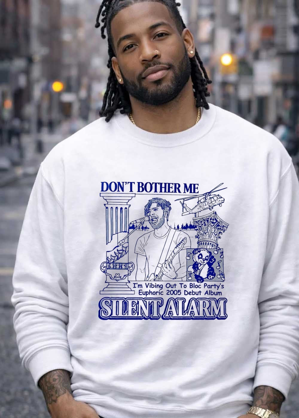 Don’t Bother Me I’m Vibing Out to Bloc Party’s Euphoric 2005 Debut Silent Alarm T-Shirt